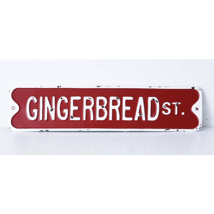 Audrey's Home & Gift - Wholesale Sign - Gingerbread St. Sign (PC)