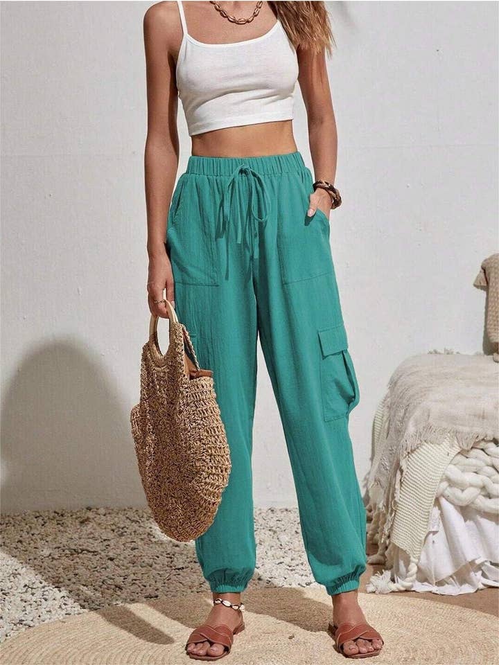 Rosa Clothing - Wholesale Pants - Women's - Pocket trousers cargo pants35