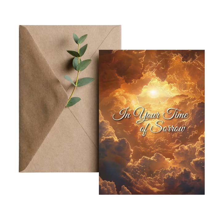 Peaceful Wishes Sympathy Greeting Card for wholesale by You Go Girl