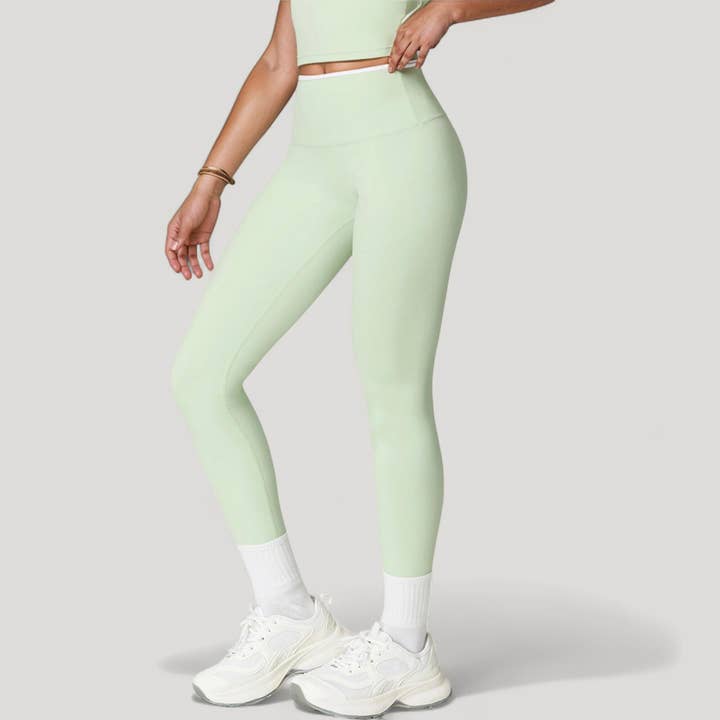 Active by Anna-Kaci - Wholesale Athletic/Lounge Leggings - Women's - High Waist Seamless Leggings with Tummy Control and Sculptin9