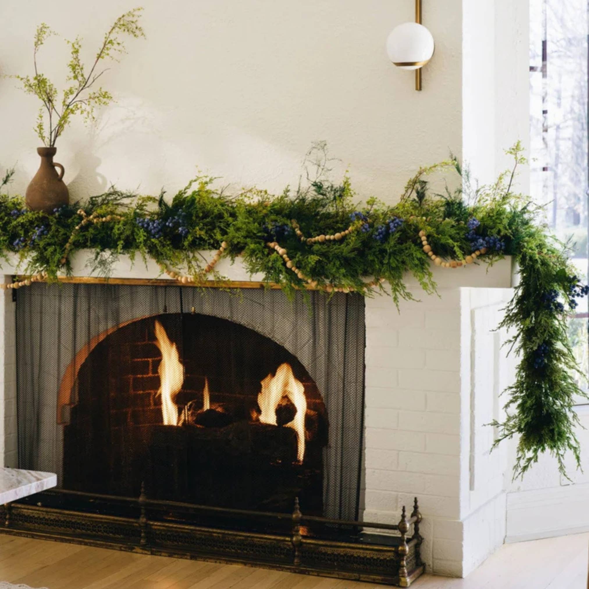 Afloral - Wholesale Artificial Flowers - Deluxe Artificial Cedar Garland - 108"2