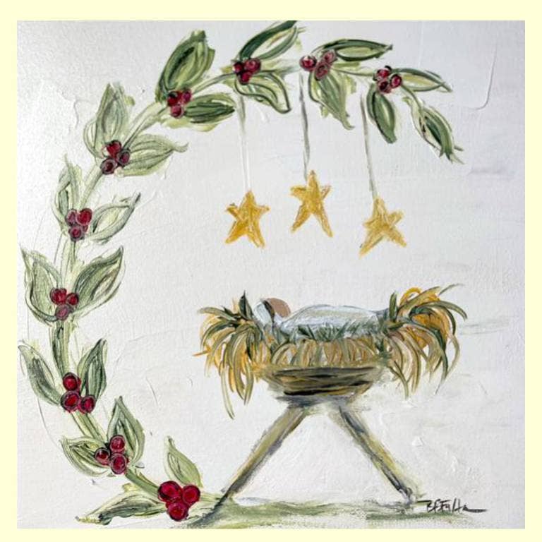 LuckyBird Apparel and Home - Wholesale Throw/Decorative Pillow - Bridgett's Holly Manger Pillow Swap0