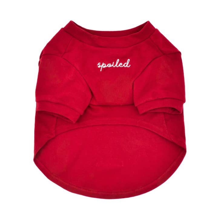 “Spoiled” Mock Neck Shirt - Lucky in Love for wholesale by Fur Elise Pets