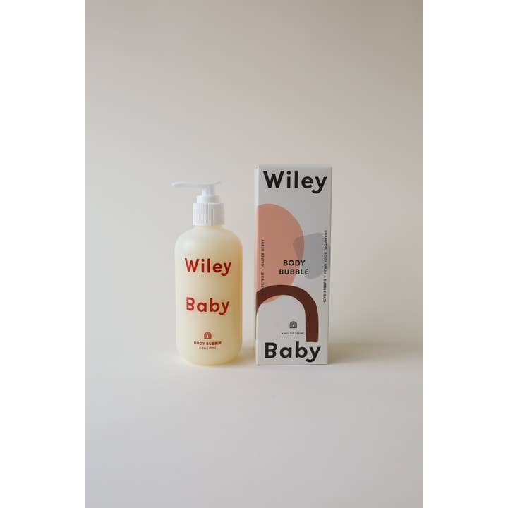 Wiley Body - Vente Gel douche – enfant et bébé - Body Bubble 3-en-1 pour bébé - Pamplemousse et baie de genièvre