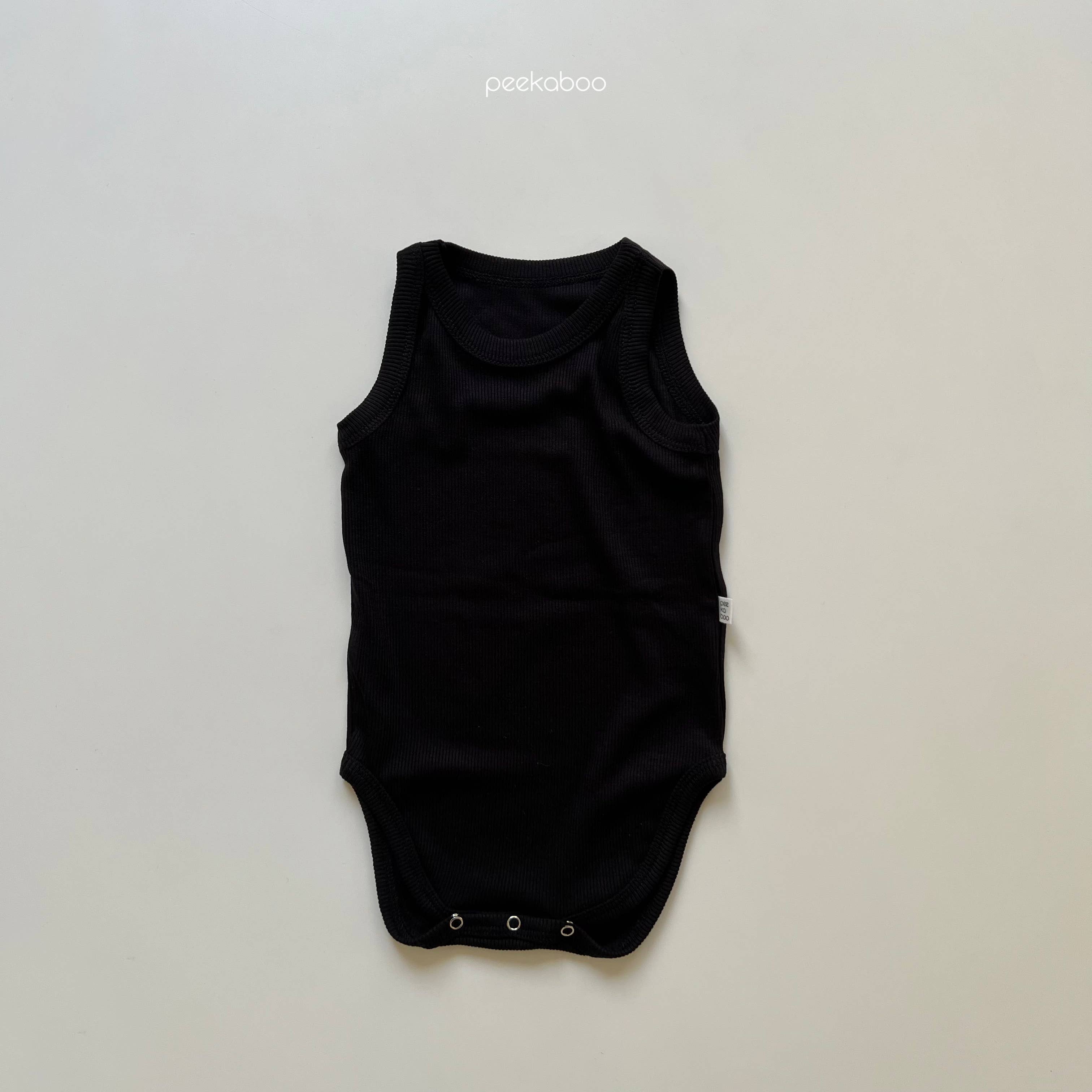 peekaboo - Vente Body (sans pieds) – bébé - Body bébé en coton côtelé sans manches | Body débardeur bébé7