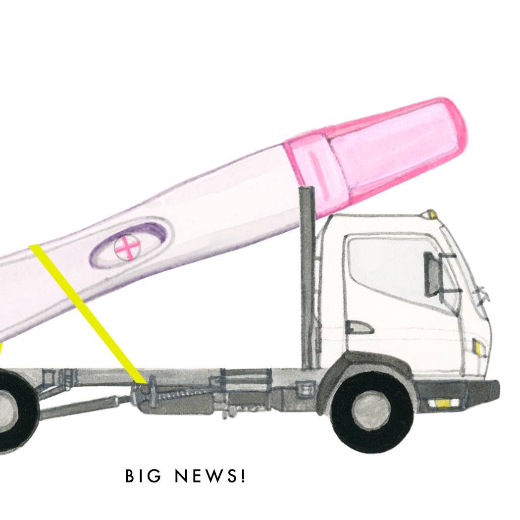 Dear Hancock - Wholesale Baby Card - Big News!1