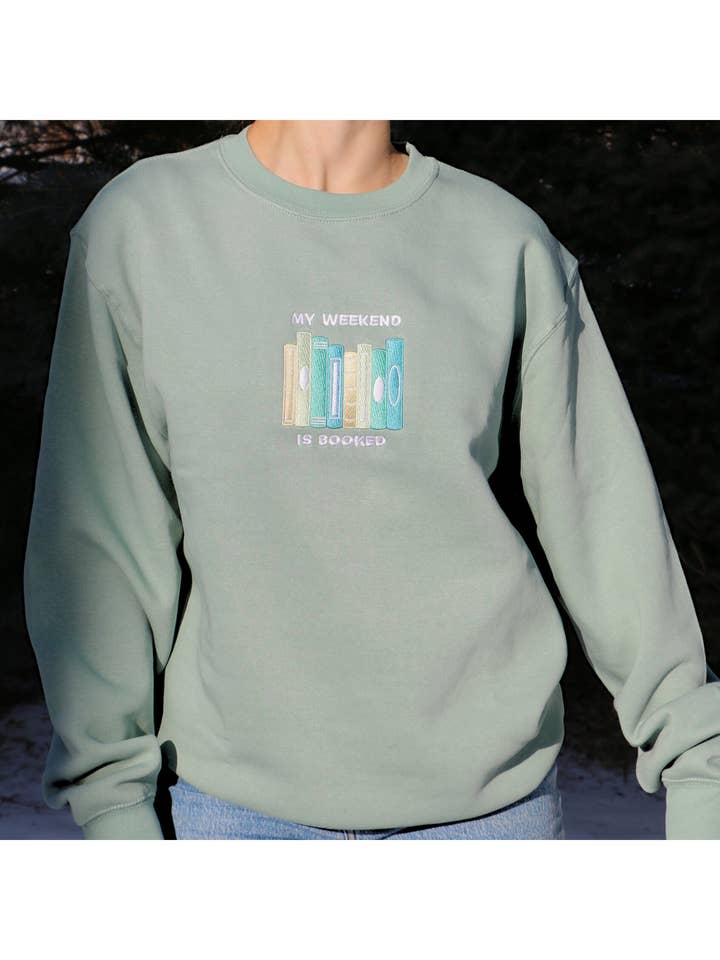 Creology – wholesale Sweatshirt - Unisex – Min helg är bokad Crewneck Sweatshirt4