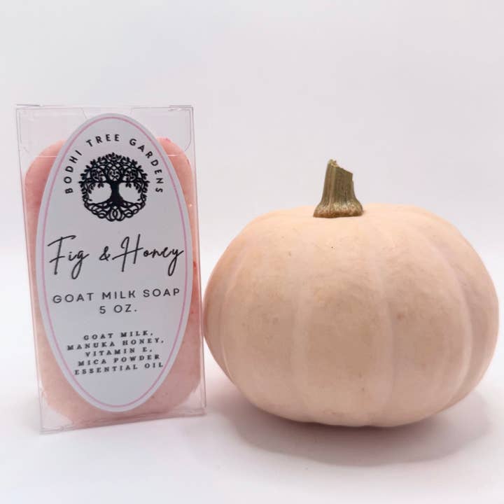 BODHI TREE GARDENS - Wholesale Bar Soap - Goat’s Milk & Honey Soap with Vitamin E — Fig & Honey