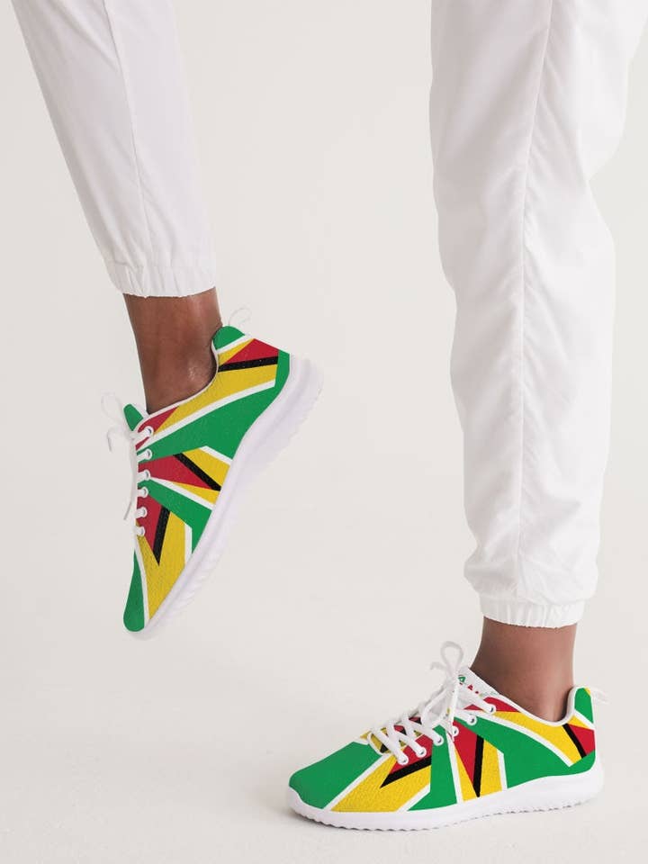 Abstracte Guyanese Swag atletische sneakers voor dames voor wholesale door Guyanese Swag