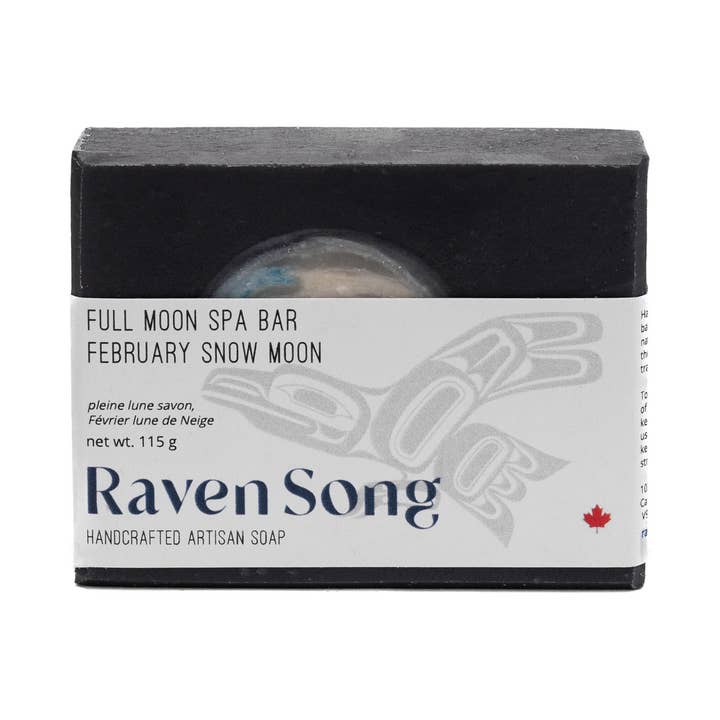 February Snow Moon | Full Moon Soap 115g for wholesale by RavenSong Soap & Candle
