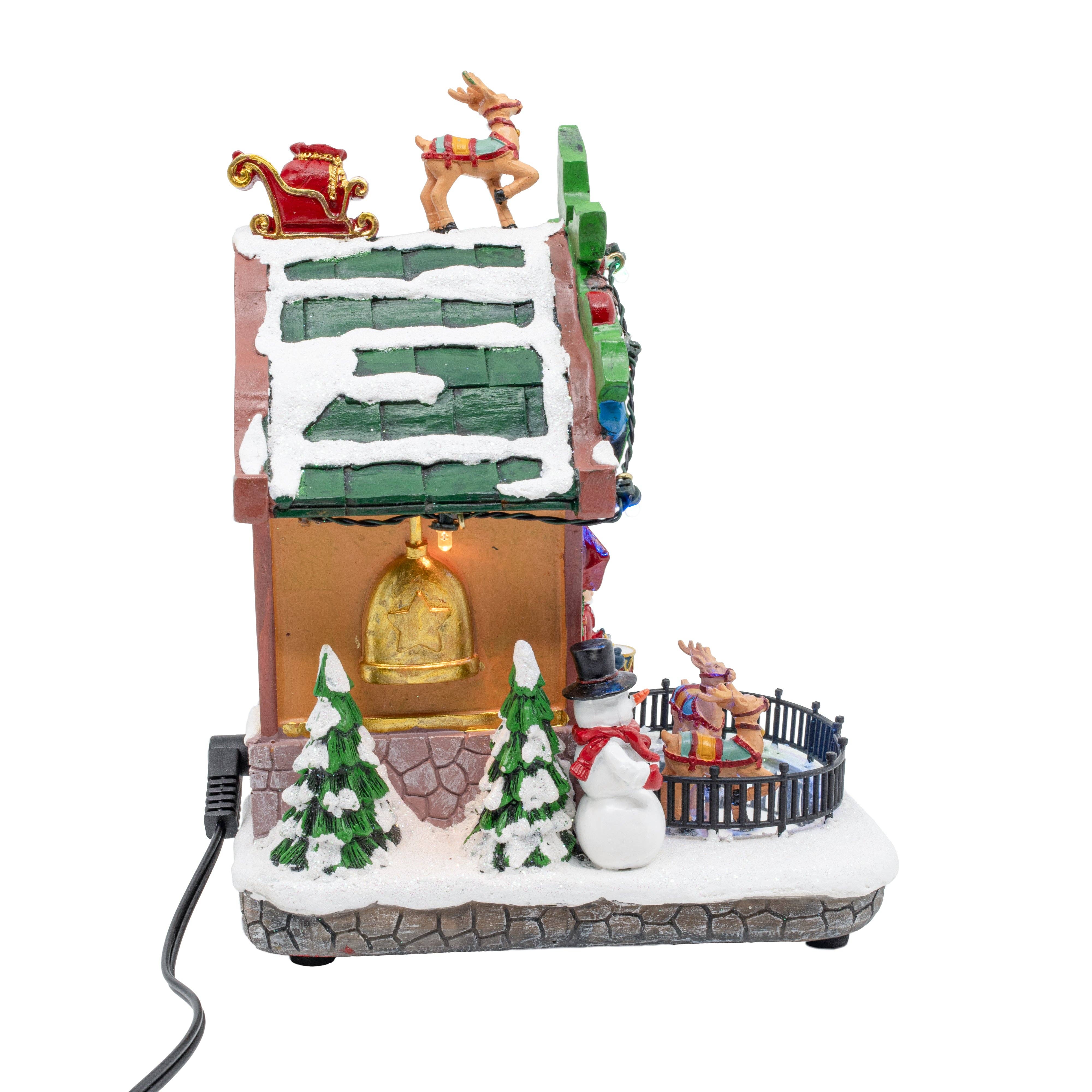 multicolor Christmas Village - Holiday Cuckoo Clock Santa for wholesale on Faire4