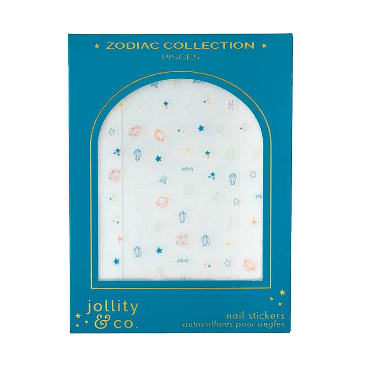Zodiac Pisces Nail Stickers for wholesale by Jollity & Co. + Daydream Society