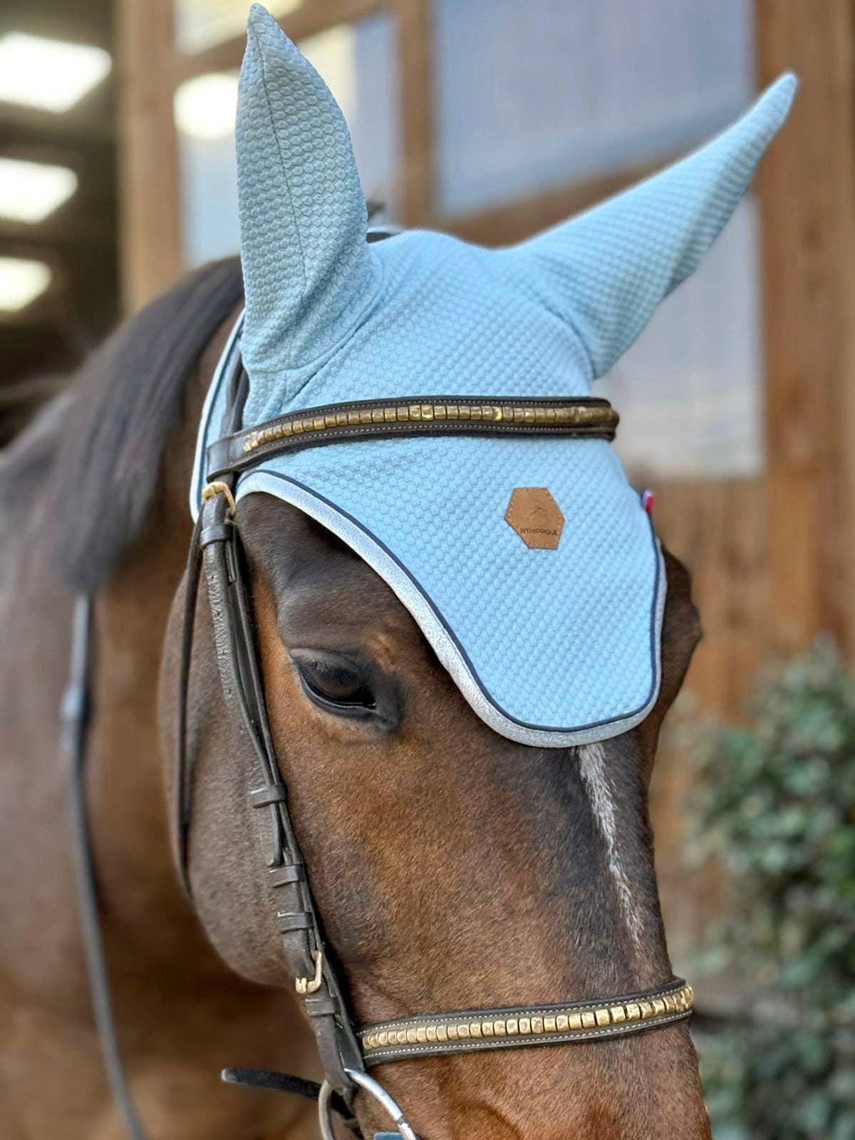 Athippique - Wholesale Horseback Riding Gear - Sky blue horse hat4