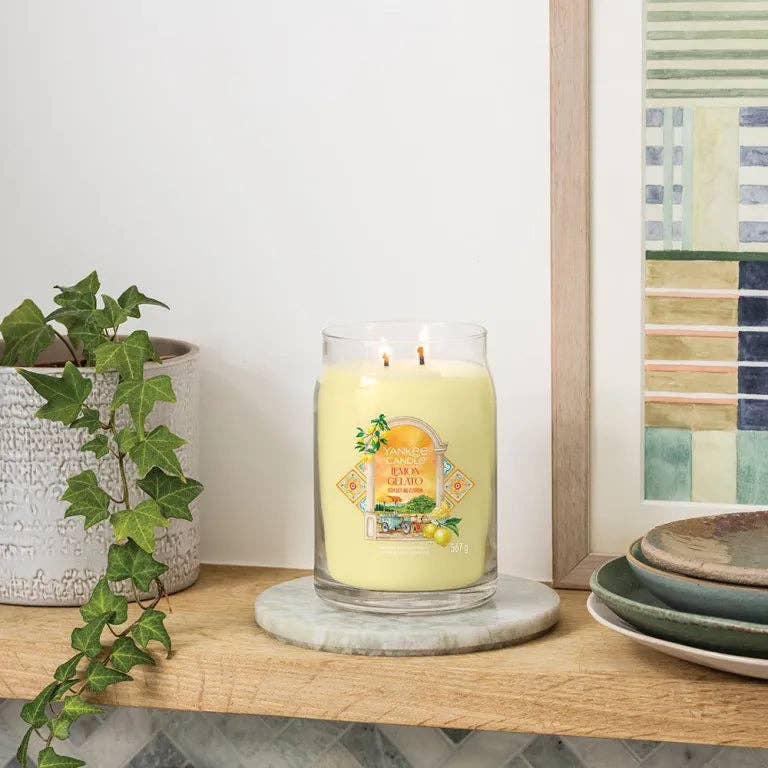 Seifen-Shop - Wholesale Jar/Filled Candle - Yankee Candle Lemon Gelato Signature - Large Jar1