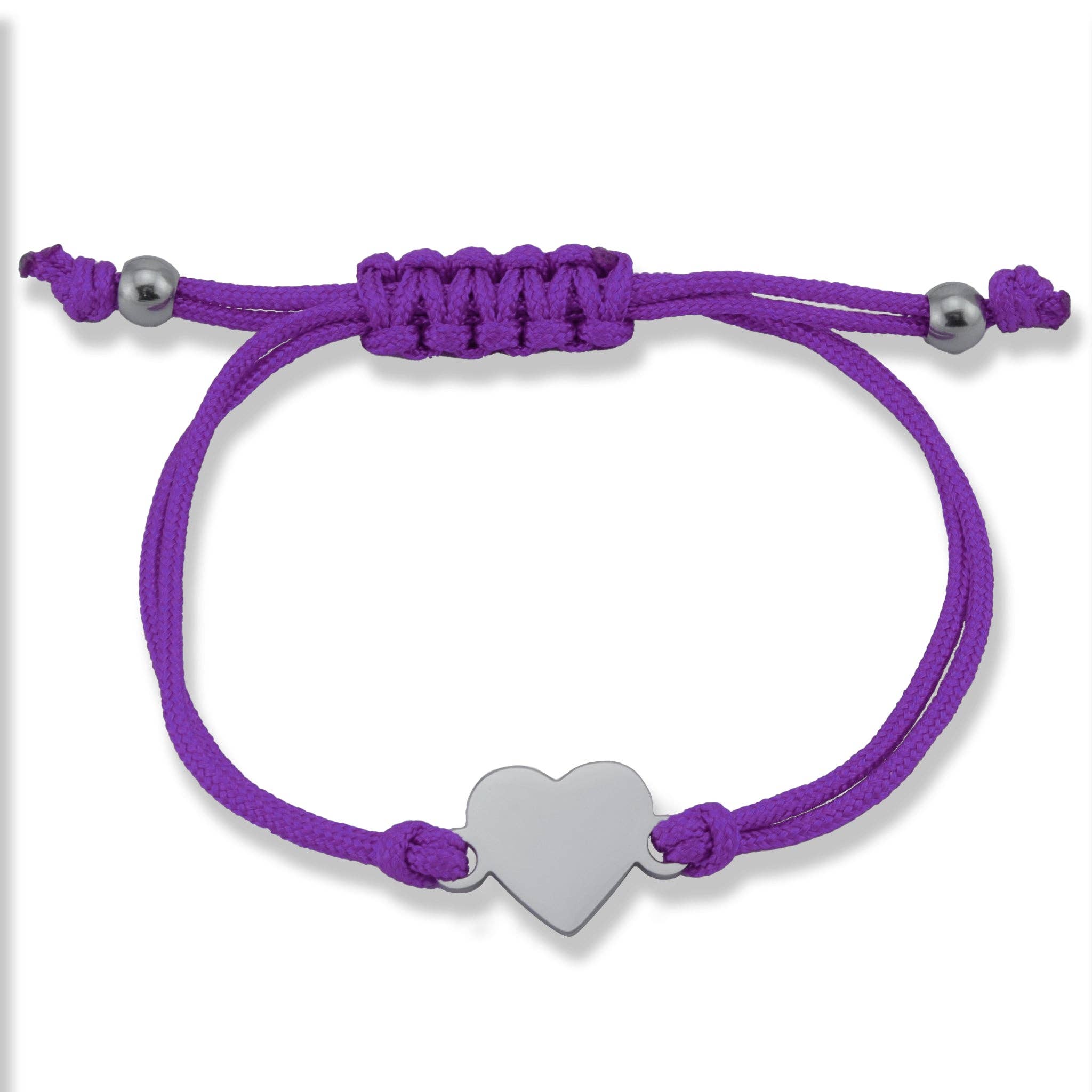 WJW - Wholesale Charm/dangle bracelet - Engravable Heart Friendship Bracelet10