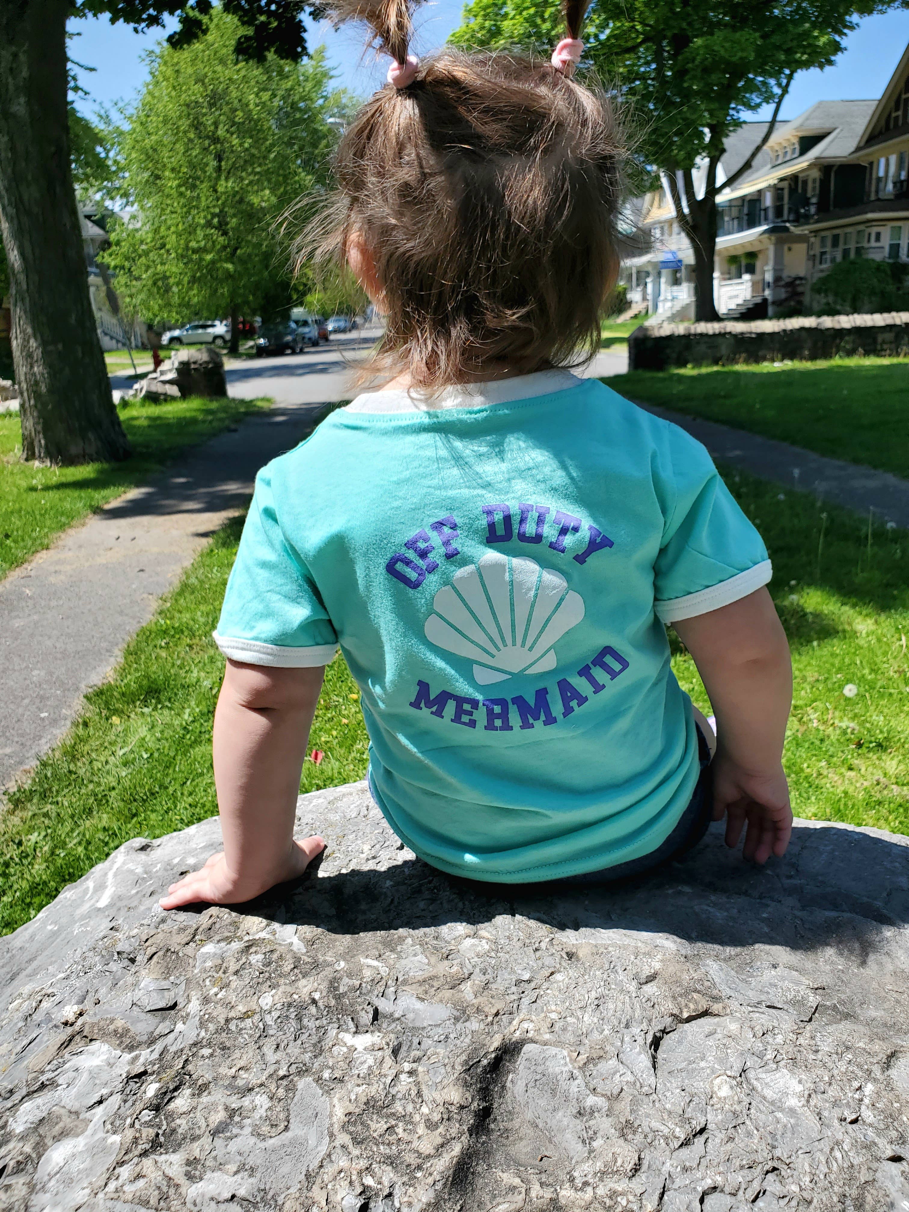 Doodle Pants – Engroshandel T-shirt - Børn – Havfrue Sequin Toddler og børn T-shirt2