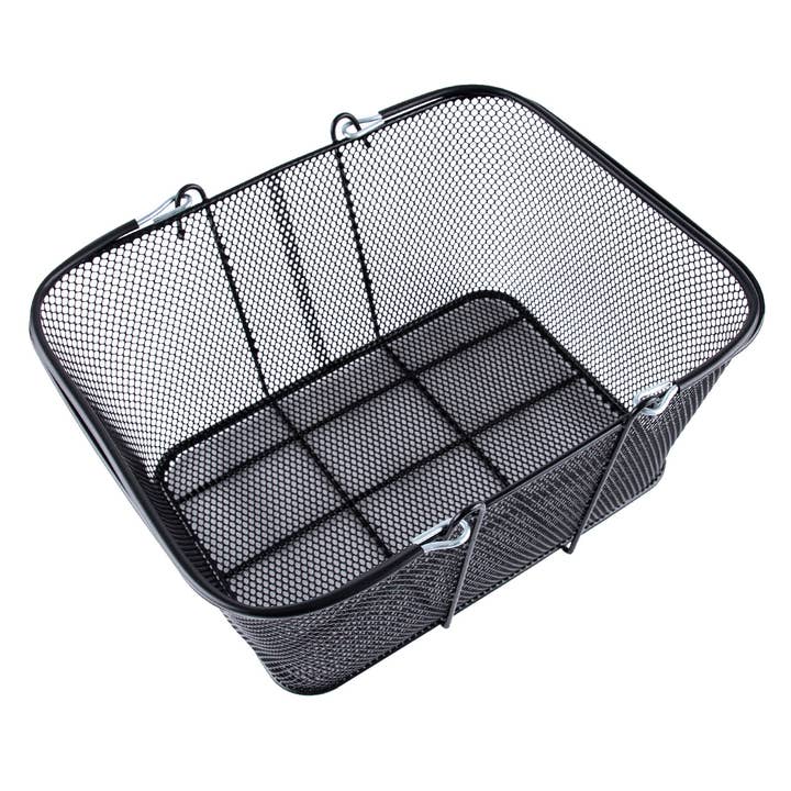 Store Supply Warehouse - Wholesale Shopping Cart - Black Metal Shopping Basket 1