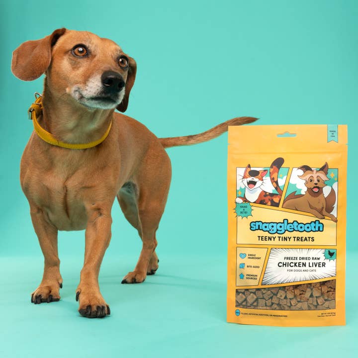Snaggletooth Pets - Wholesale Pet Treats - Dog - Chicken Liver - Freeze Dried Raw Teeny Tiny Treats5