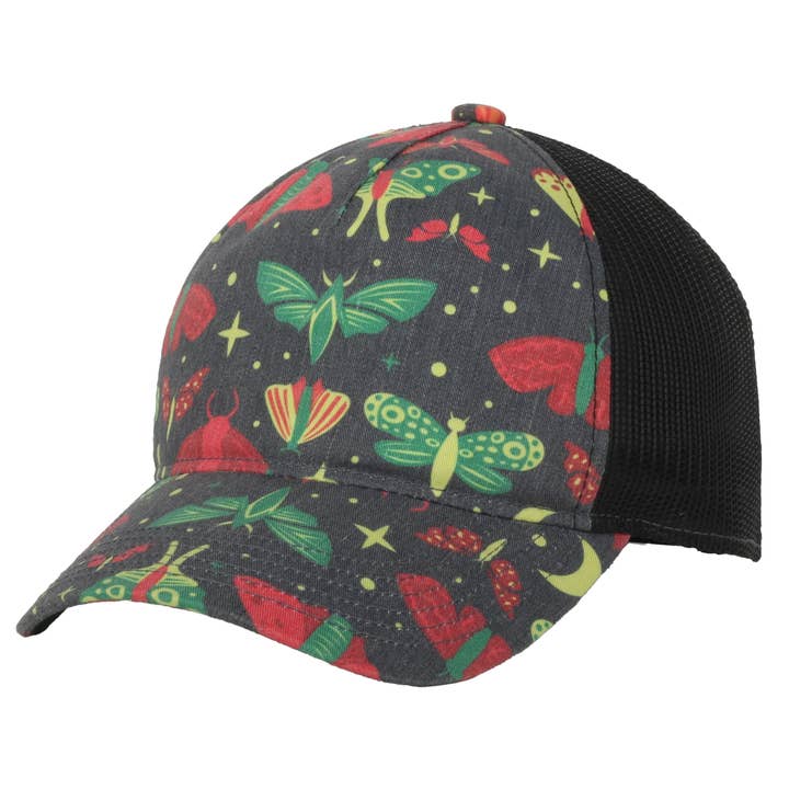 Moth Night Garden Toddler Trucker Hat – Navy/Black for wholesale by Outdoor Cap