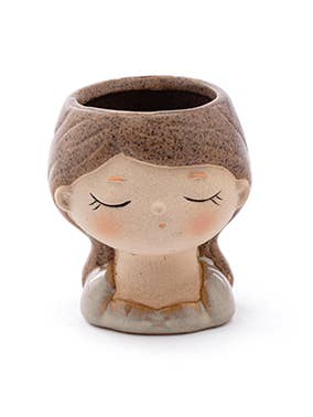 Planter, Girl Head Item # 17121 for wholesale by Napco