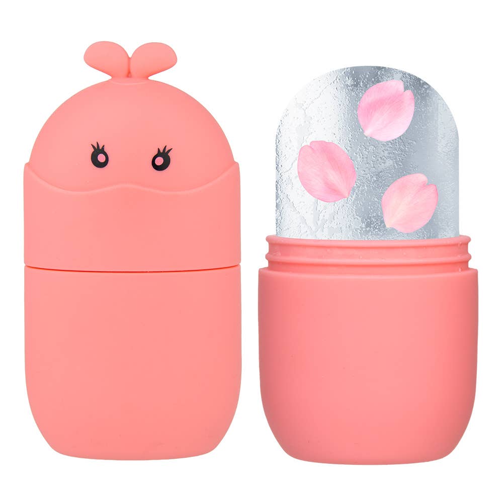 Lindo – wholesale Face/beauty roller – Ice Roller (Silicone) Pink2