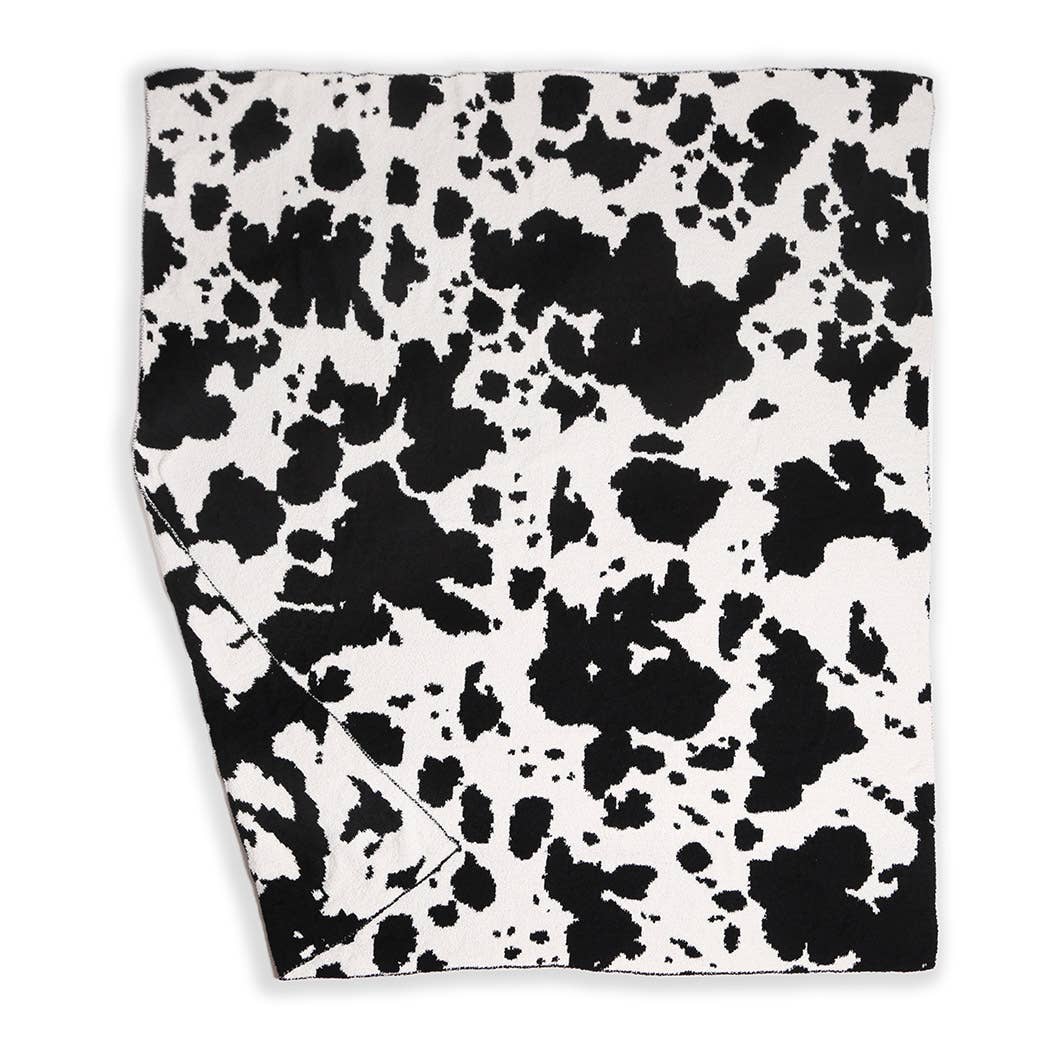 Fashion City - Wholesale Throw Blanket - Cow Pattern Throw Blanket2