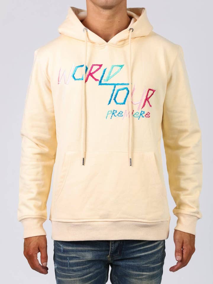 World Tour Logo Embroidered Hoodie for wholesale by World Tour