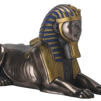Egyptian Bronze Sphinx Medium for wholesale by Pacific Trading