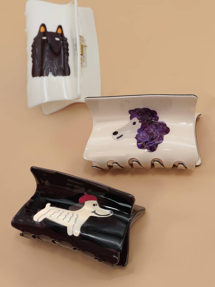 JUMBO DOG HAIR CLAW CLIPS | 40H971 for wholesale by JOSSLYN by wall to wall