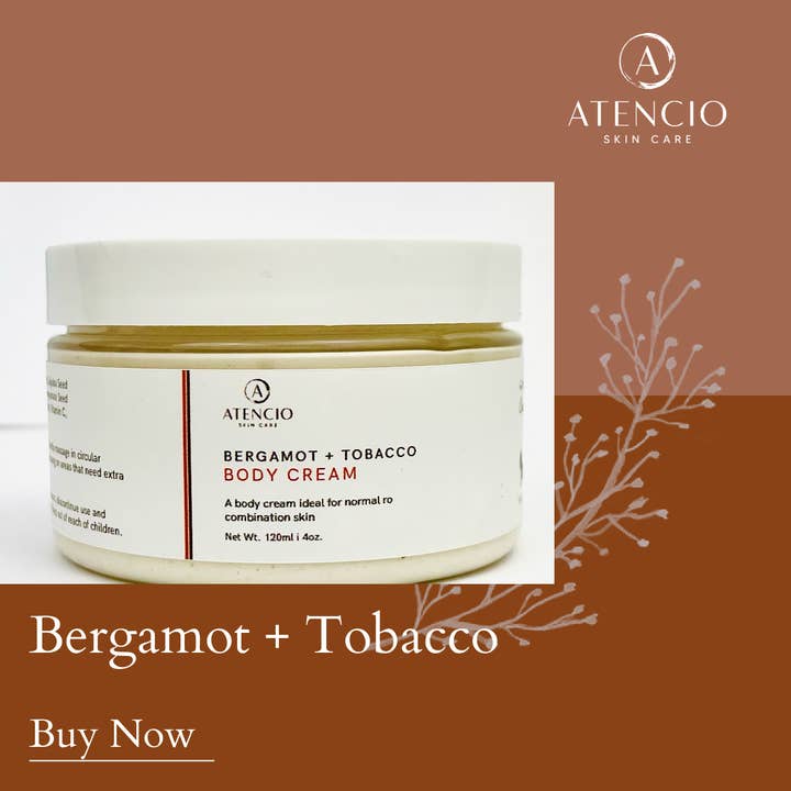 Creme Corporal Bergamota + Tabaco por atacado de Atencio Skincare