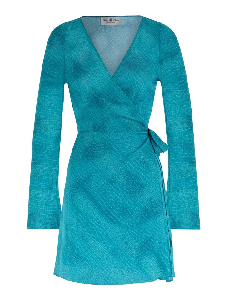 La Spiaggia Kleid in Aquazzura für den Großhandel von Zemra Swim