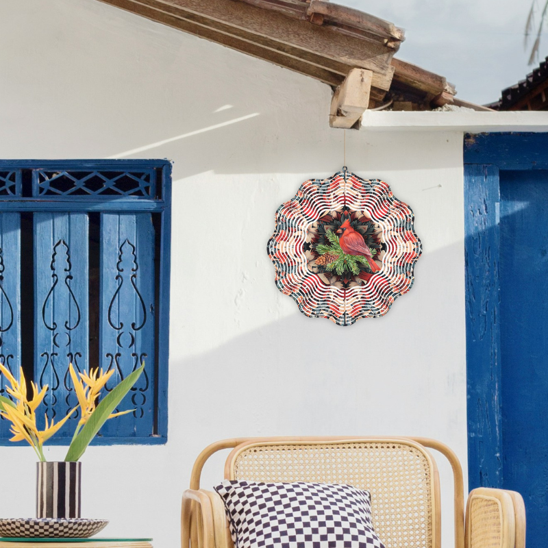 Works of Heart - Wholesale Wind Spinner - Cardinal Wind Spinner3