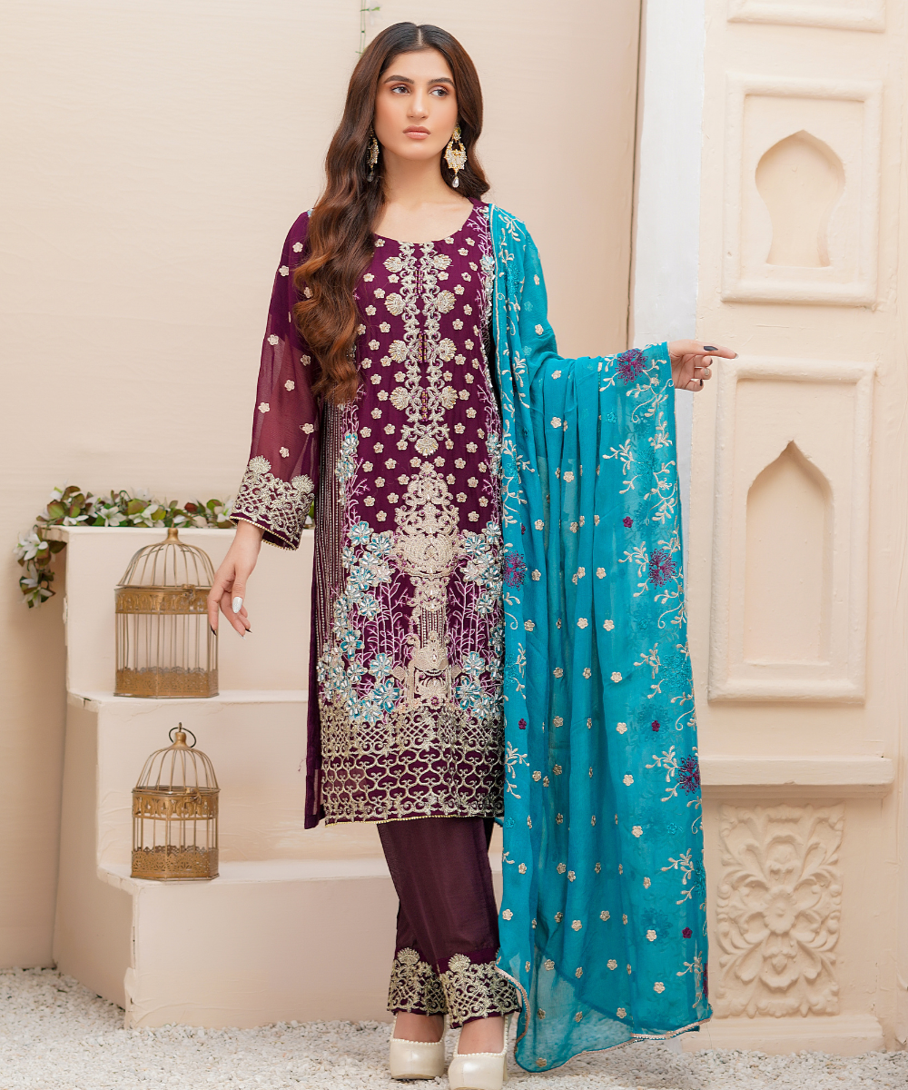 Reet – wholesale Top & pants set (NOT Loungewear) – Women's – Chiffon Shirt With C/Emb F12-012