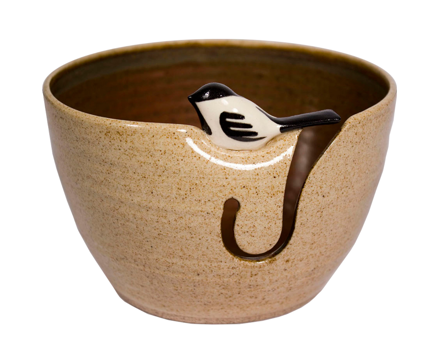 Cōppa Cōllaborative LLC - Wholesale Knitting/Crochet Supplies - Ceramic Birdie Yarn Bowl0