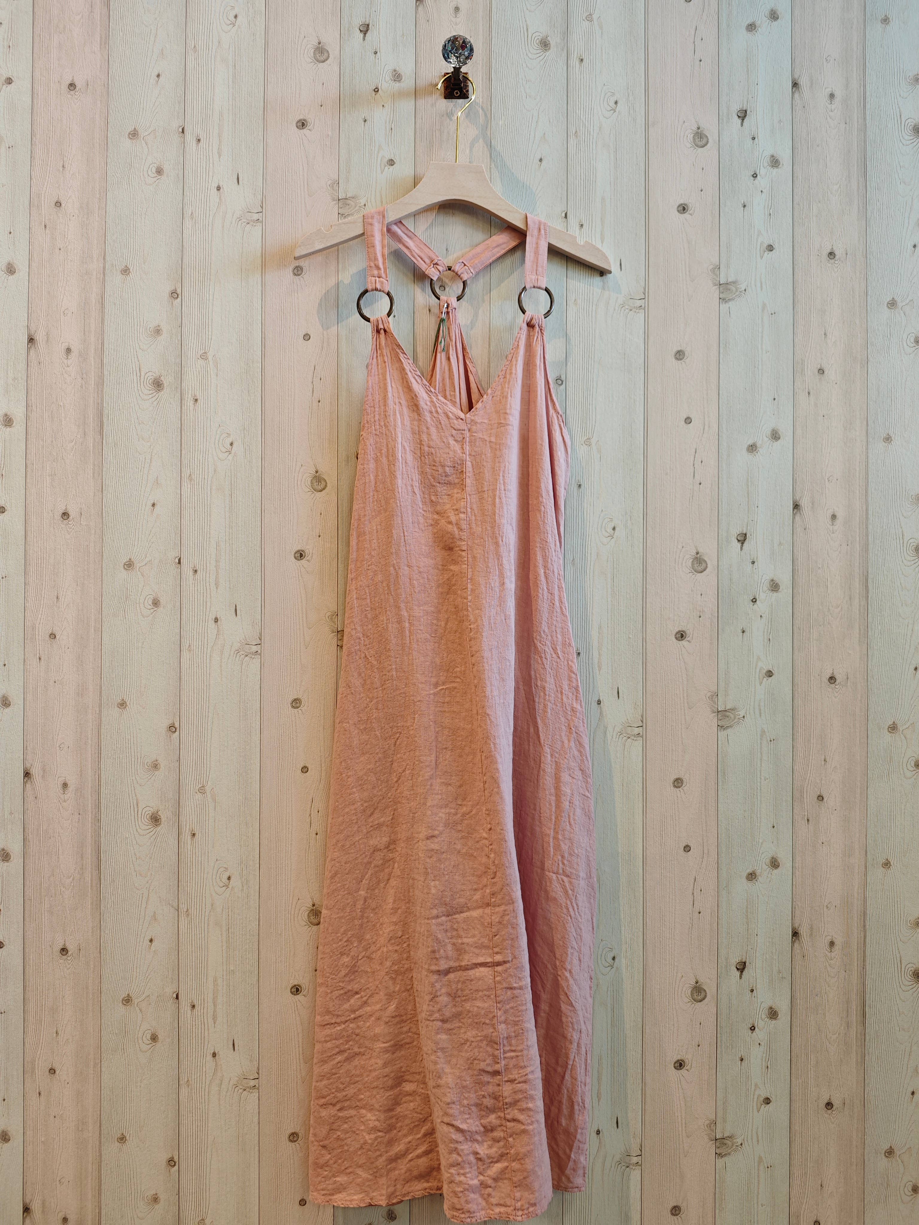 Linen & More - Wholesale Dress - Women's - REF 16857 LONG STRAP DRESS 100% LINEN13