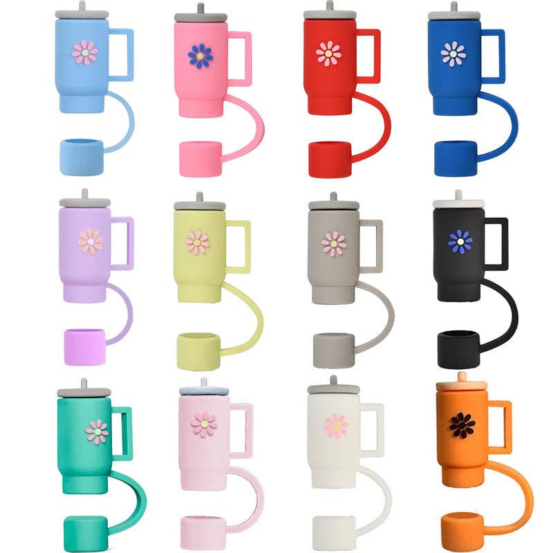 Hogg Outfitters - Wholesale Drinking Straw - SILICONE STRAW TOPPER - 12 PACK6