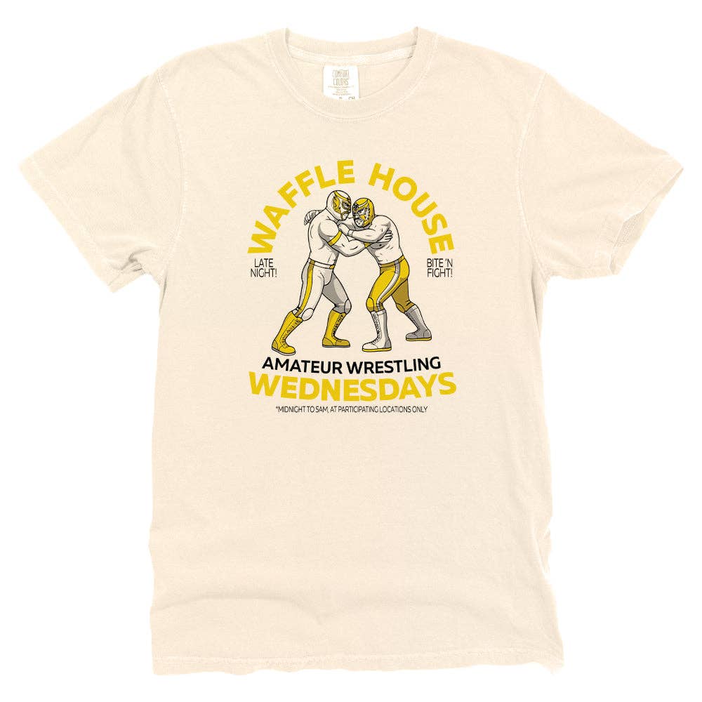 Let's Get This Thread - Wholesale Screen Printed T-Shirt - Unisex - Waffle House Amateur Wrestling Wednesdays8