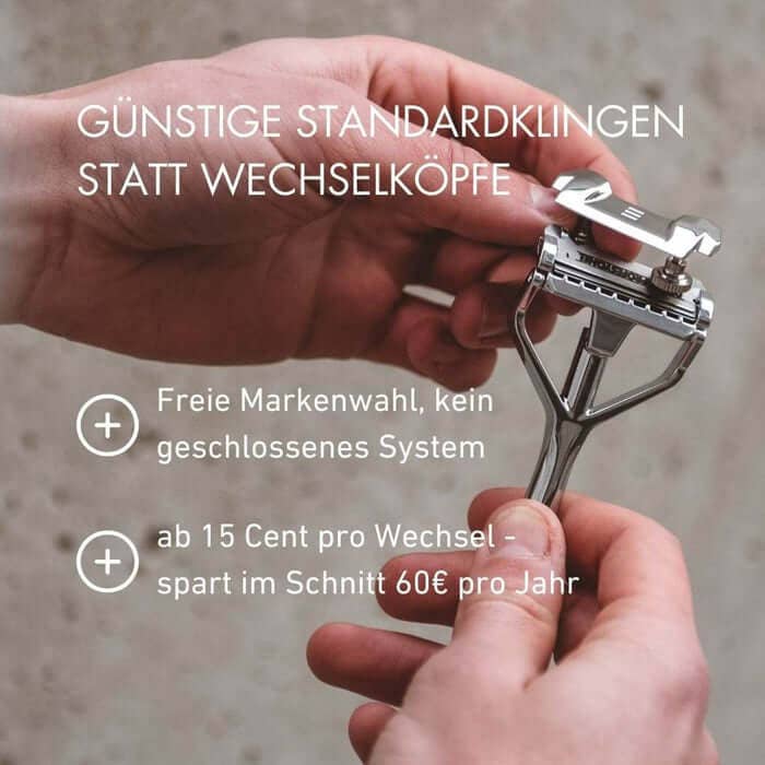 SHAVENT – Großhandel Rasierer – Herren – NEU: SHAVENT Original 2.0 - Magnetic Force - eleganter Schwingkopf-Rasierer aus Metall5