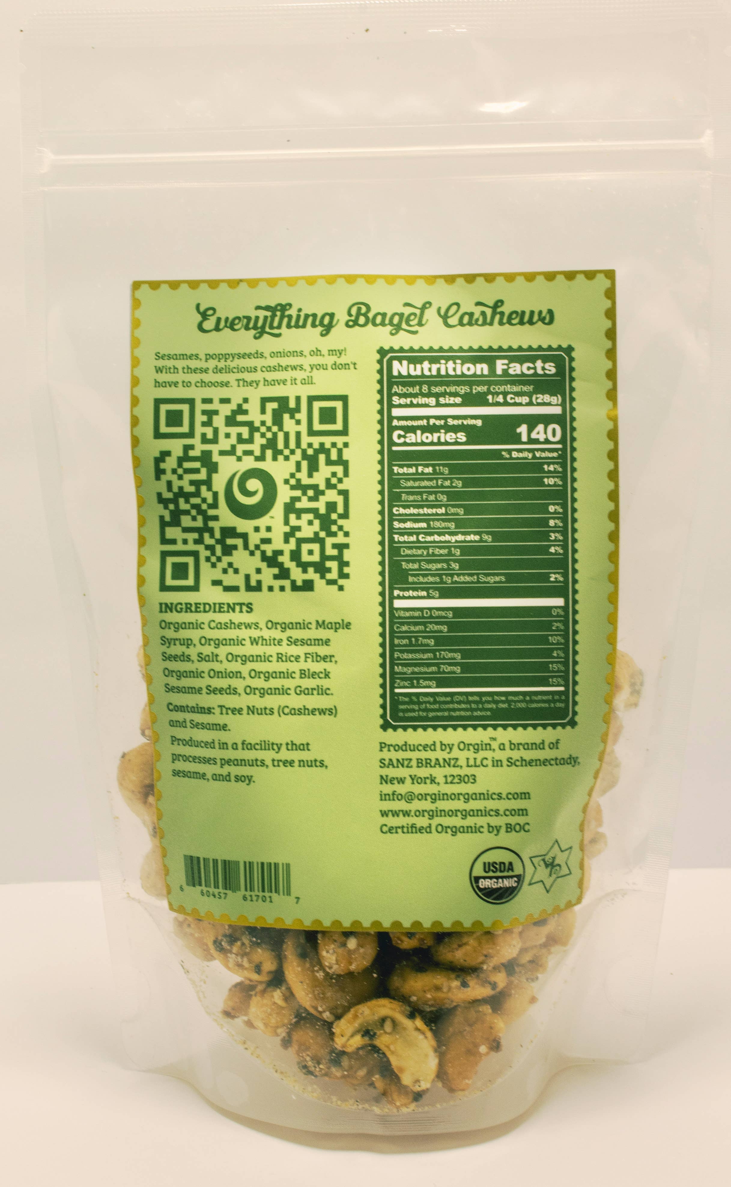 Orgin Organics - Wholesale Nuts - Orgin Organic Everything Bagel Cashews2