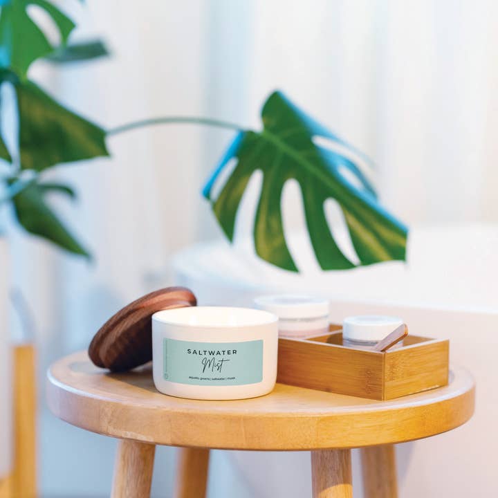 Milkhouse Candle Company - Wholesale Jar/Filled Candle - Saltwater Mist | 10 oz Statement Candle3