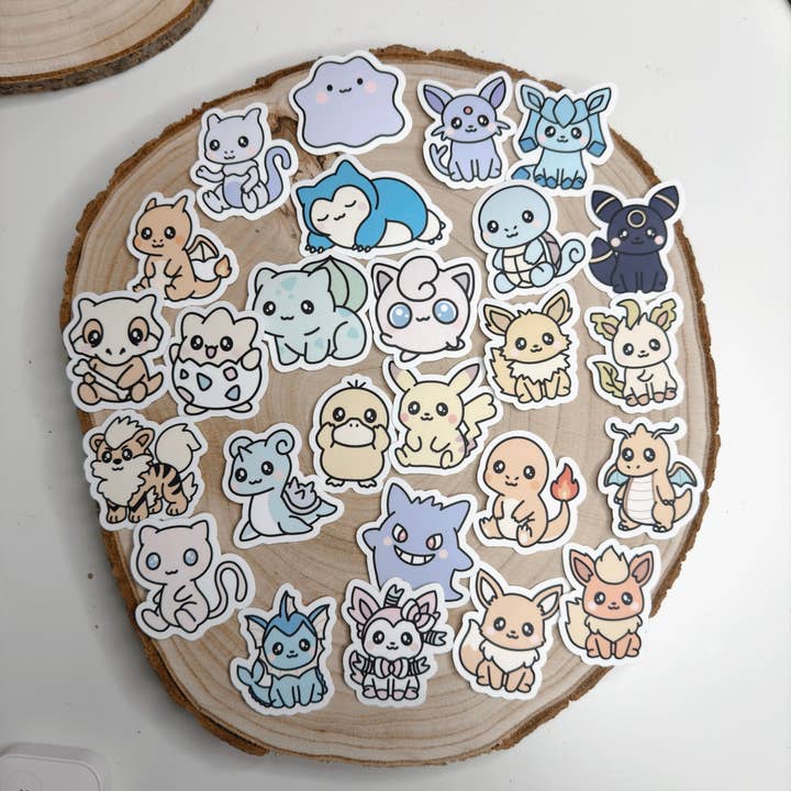 POKEMON LIMITED EDITION - VINYL STICKER DIE CUT for wholesale by AubrielBoutique