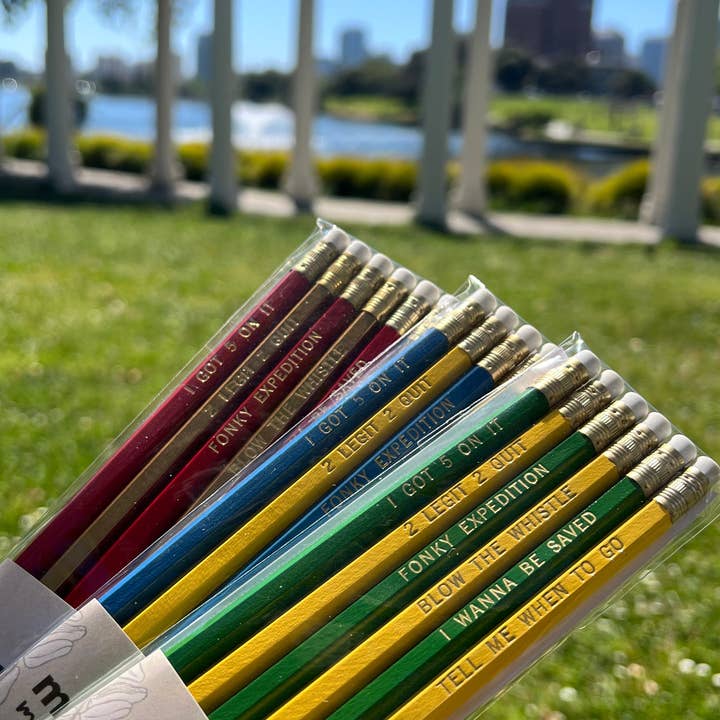 Set de lápices Bay Area Hip Hop para venta al por mayor de Melanin Meanings