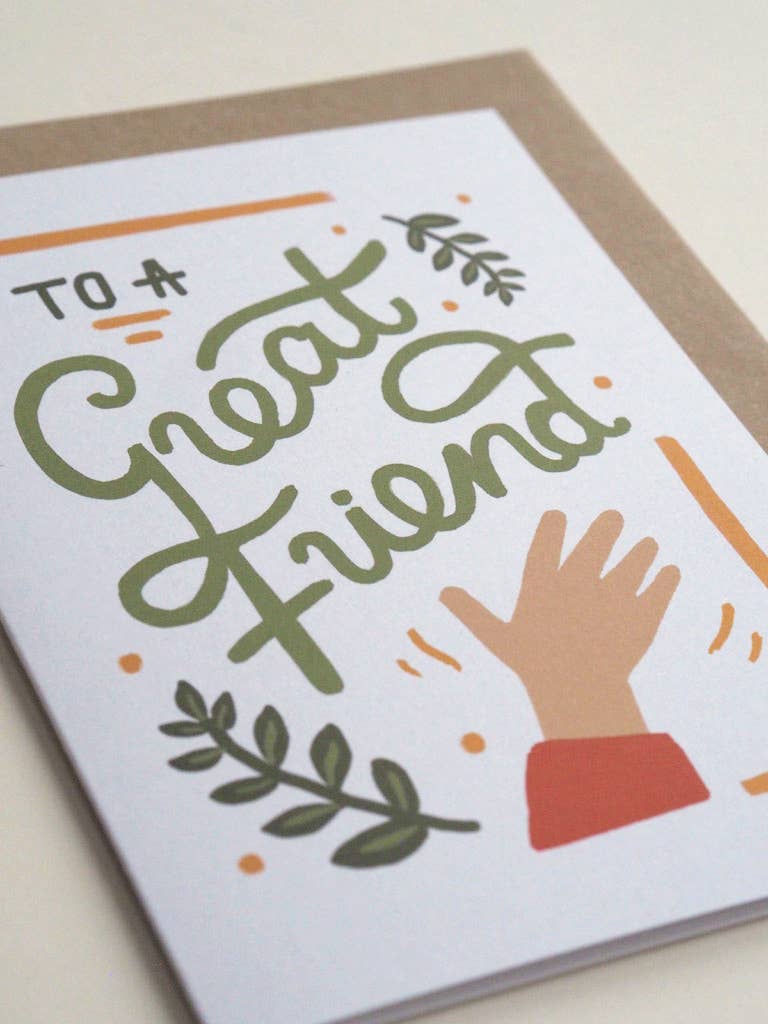 Jade Fisher - Vente Cartes d'amitié - Carte illustrée Pour un grand ami1