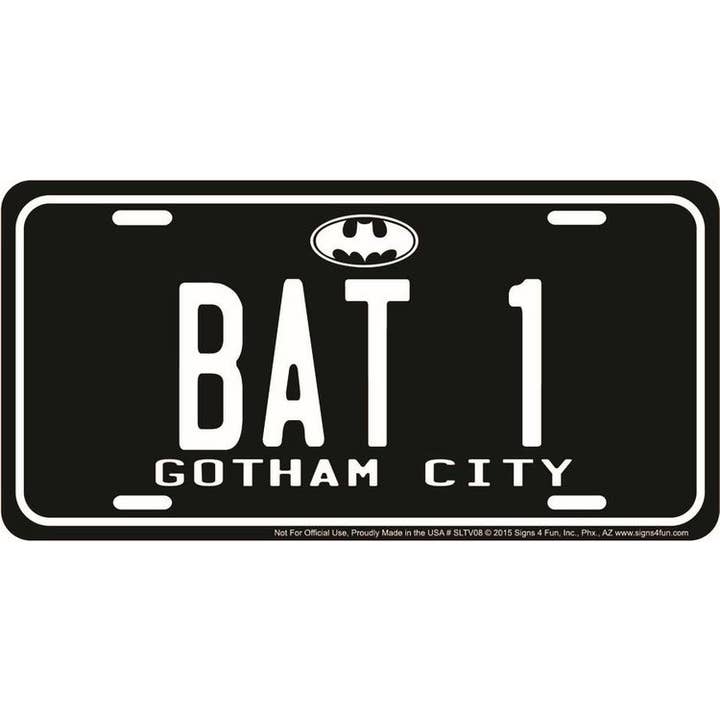 Signs 4 Fun - Wholesale Sign - Batman - License Plate
