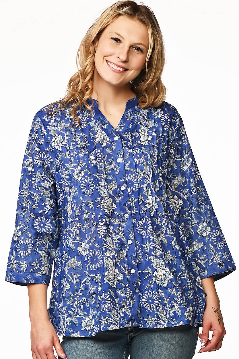 Sevya Handmade - Vendita all'ingrosso Tunica - Donna - Tuniche Tamira Block Print14