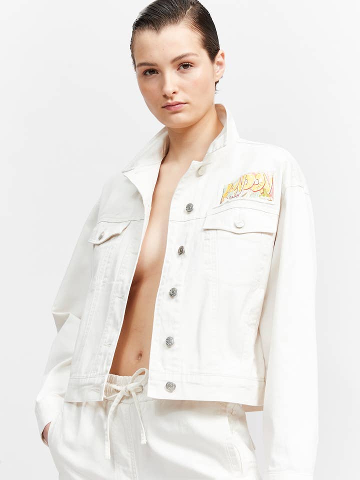 veste en jean pour femme, mode pour la vente par Looks By Wolfgang Joop