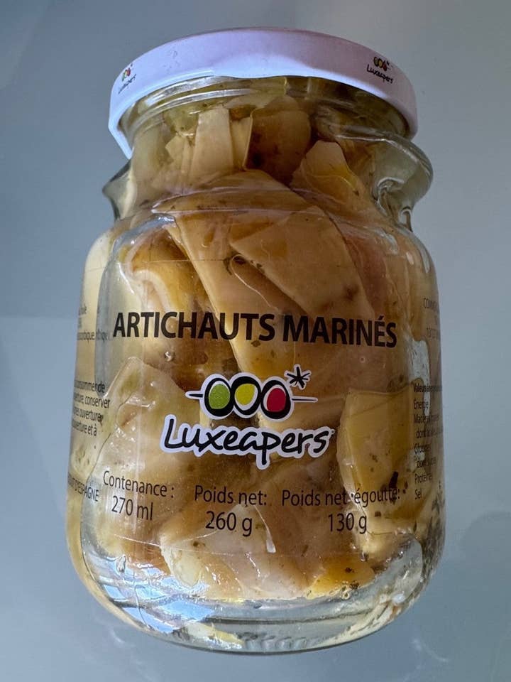 Marinated Artichokes * 12 Jars 270ml LUXEAPERS for wholesale by YULY FOOD SAS