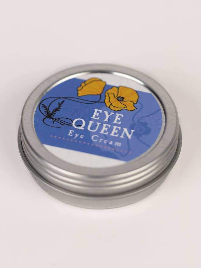 Eye Queen Eye Cream, 1 oz tin for wholesale by Golden Poppy Herbal Apothecary