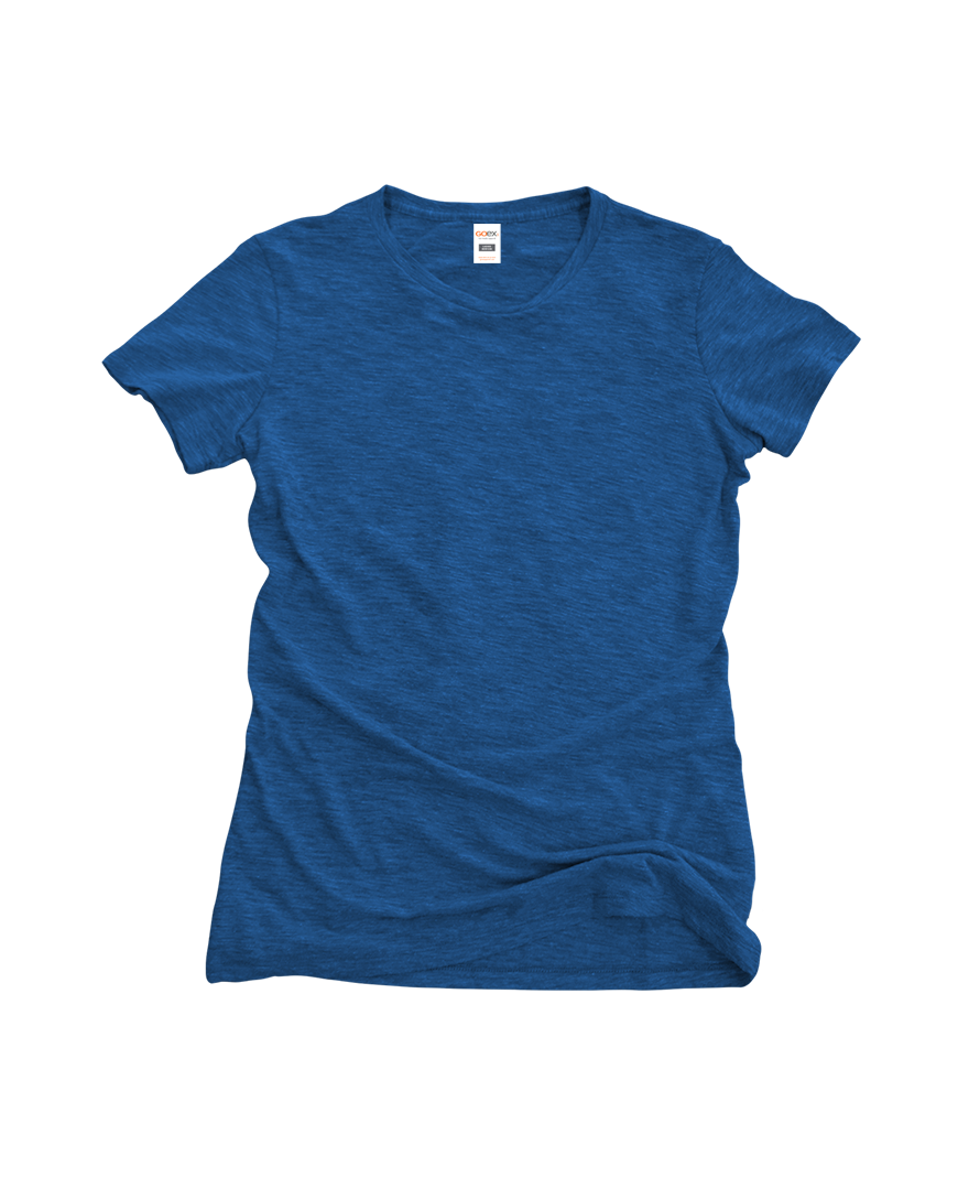 GOEX Apparel - Wholesale T-Shirt - Women's - Ladies Short Sleeve Triblend Tee5