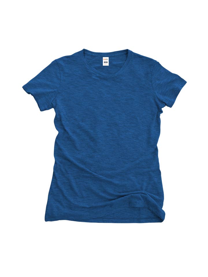 GOEX Apparel - Wholesale T-Shirt - Women's - Ladies Short Sleeve Triblend Tee5